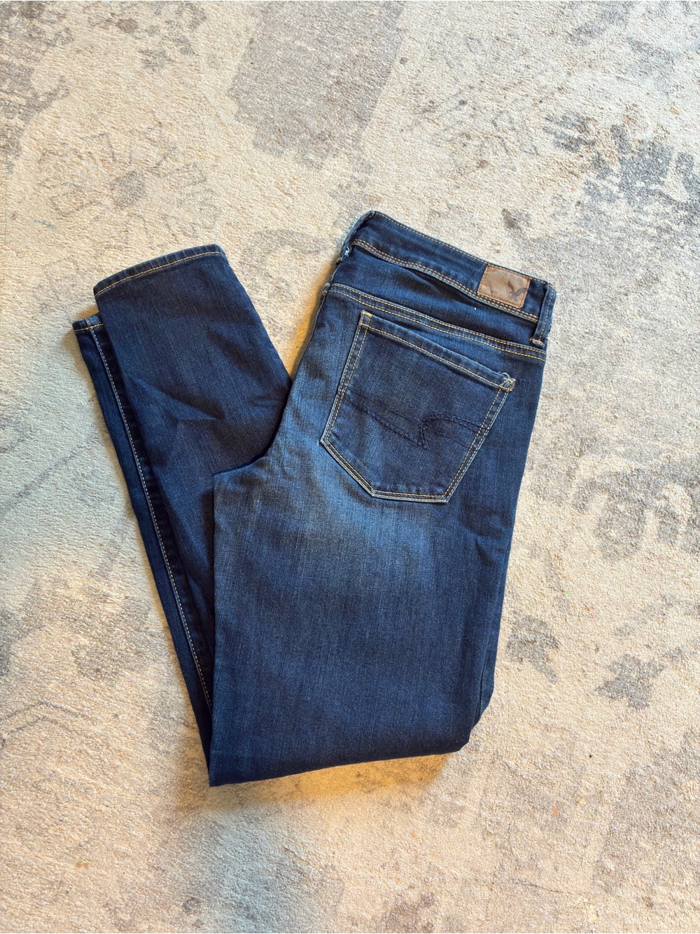 American Eagle Outfitters Dark Blue Skinny Jeans